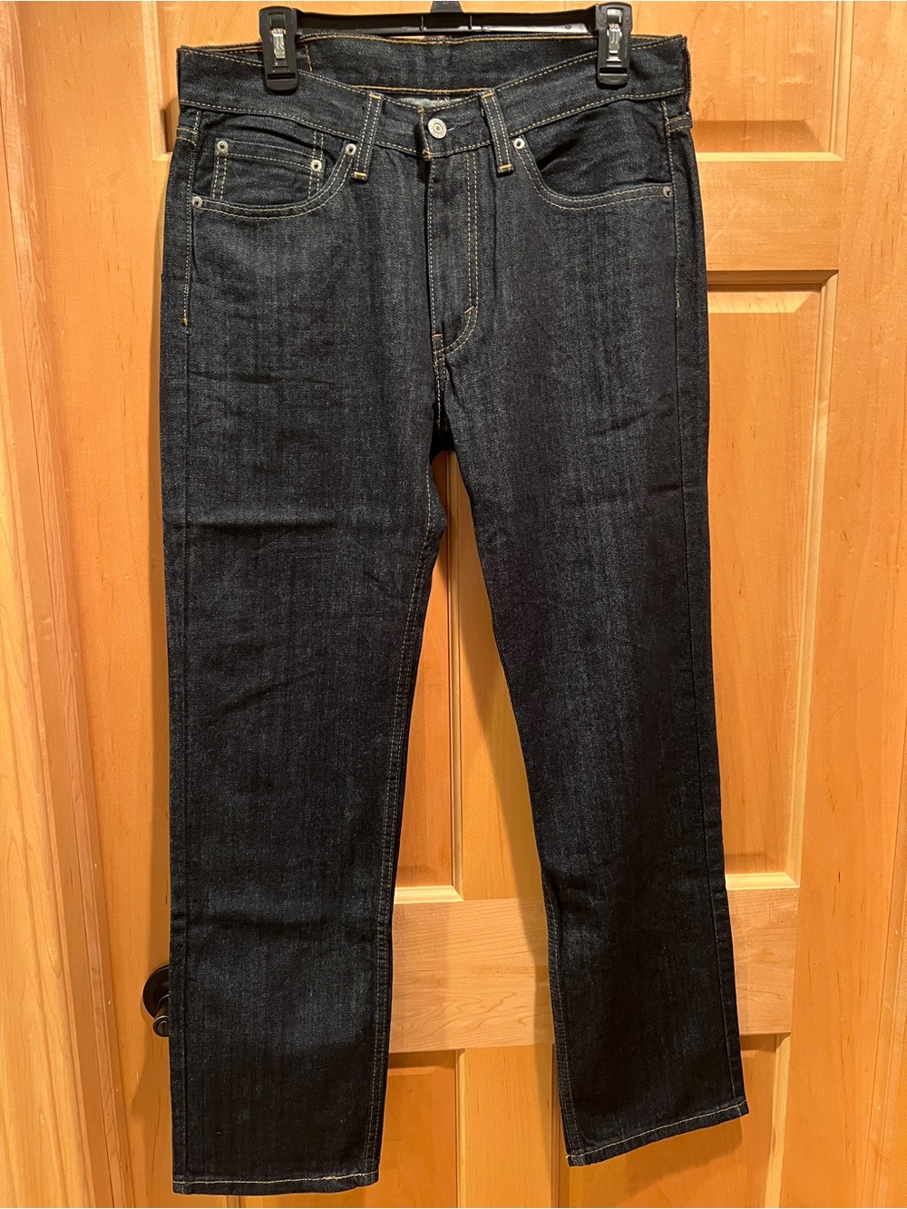 Levi's 514 Men's Dark Blue Slim Straight Jeans 32/31 (Tag: W32/L32)